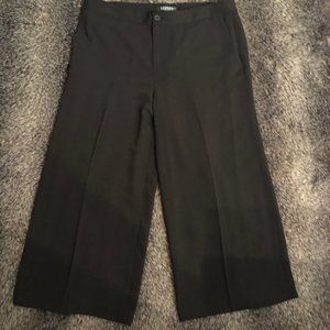 Ralph Lauren wide leg trousers Black Size 12P